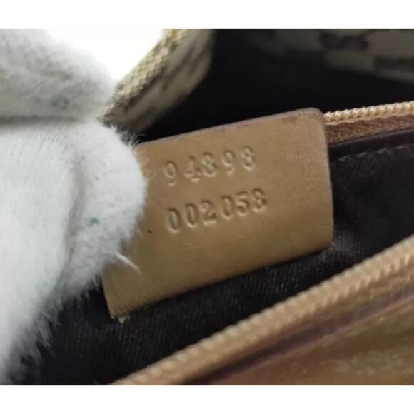 Gucci GG Leather Bell Handle Vintage EUC - Picture 8 of 8